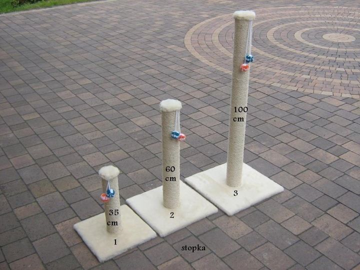 DRAPAK KOTA nr 03 , stopka 100 cm , DUŻY KOT zdjęcie 3