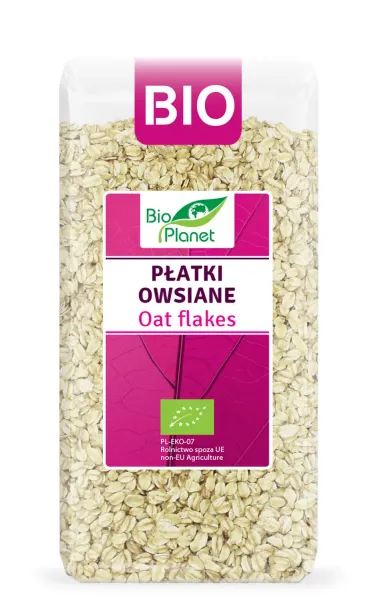 PŁatki Owsiane BIO 300 g - BIO Planet zdjęcie 1