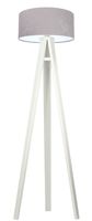 Lampa stojąca HOME 40 szara/biała/biała