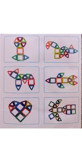 Klocki Magnetyczne Konstrukcyjne Edukacyjne 3D COOLJOY 45 el na Arena.pl