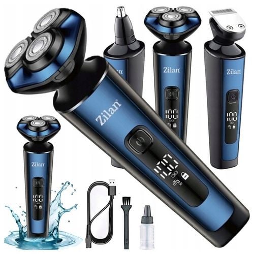 GOLARKA MĘSKA TRYMER MASZYNKA DO BRODY GŁOWY NOS USZY WET&DRY USB AION na Arena.pl