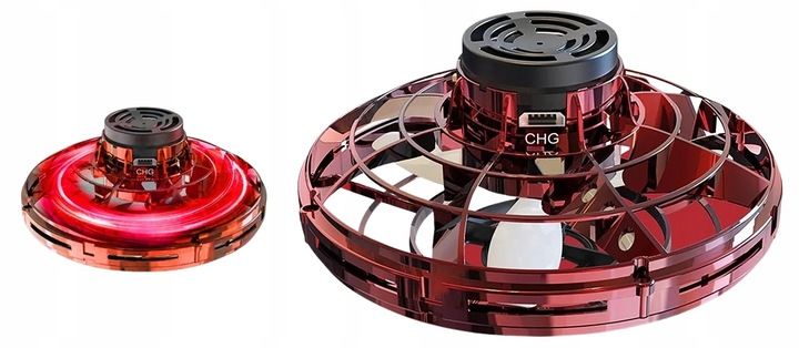 LATAJĄCY fidget SPINNER BUMERANG UFO LED 366 dron żyroskop PREZENT dysk zdjęcie 6