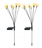 Lampa solarna 10 kulek ZESTAW 2szt.