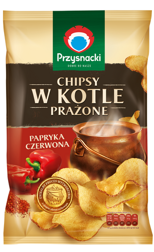Przysnacki Chipsy w kotle prażone papryka czerwona 125 g na Arena.pl