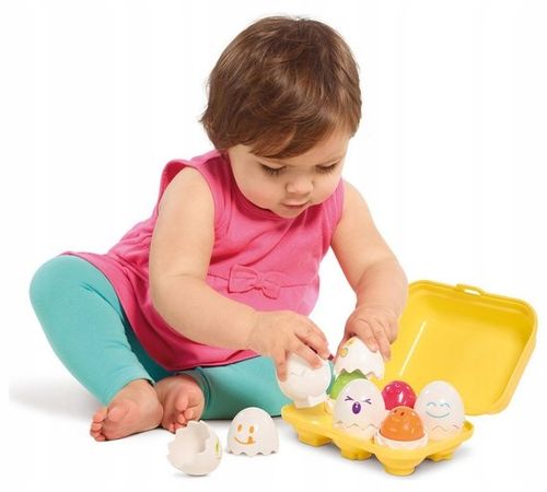 TOMY WESOŁE JAJECZKA JAJKA Z DŹWIĘKIEM sorter dla malucha na Arena.pl