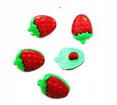 Guziki 21x15 mm truskawki 5 szt.