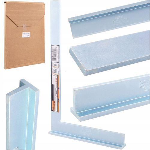 KĄTOWNIK ZE STOPKĄ ŚLUSARSKI STALOWY UNIWERSALNY OCYNKOWANY 300x180x25 MM na Arena.pl