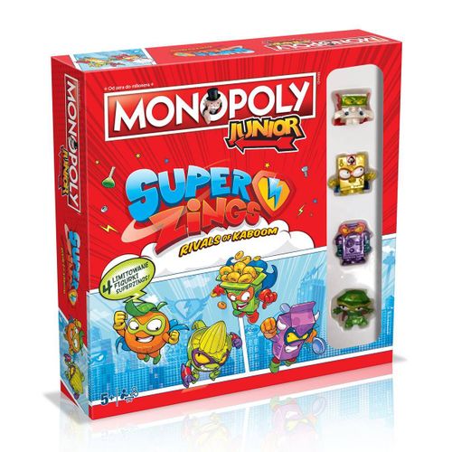 WINNING MOVES Monopoly Junior Super Zings na Arena.pl