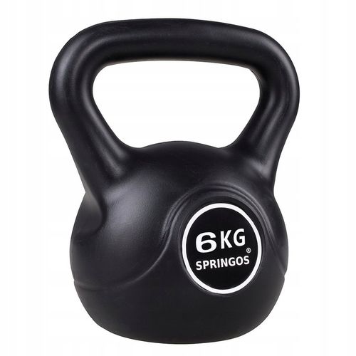 KETTLEBELL DO ĆWICZEŃ 6 kg KULA KETLE HANTLA FITNESS ABS HANTEL CIĘŻAR na Arena.pl
