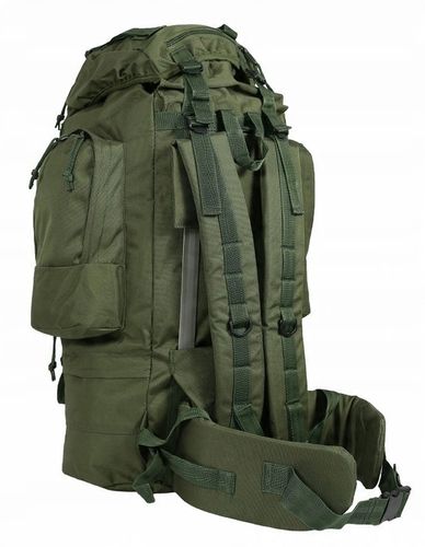 Plecak turystyczny wojskowy taktyczny Mil-Tec Ranger 75 l olive z pokrowcem na Arena.pl