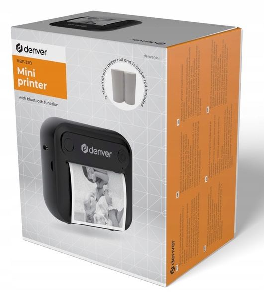 Drukarka termiczna natychmiastowa Denver MBP-3 do smartfona zdjęcie 4