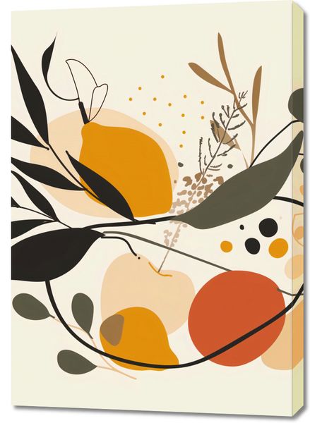 Obraz 70x100cm Botaniczny Wir zdjęcie 1