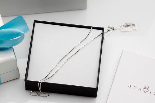 Srebrny Łańcuszek Staviori 45 cm na Arena.pl