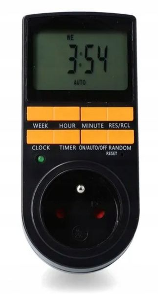 PROGRAMATOR CZASOWY WŁĄCZNIK WYŁĄCZNIK LCD CYFROWY HARMONOGRAM 7 DNI 10 UST zdjęcie 6