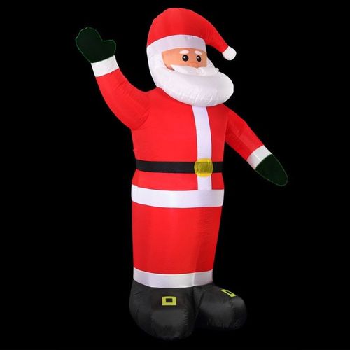 MIKOŁAJ DMUCHANY POMPOWANY ŚWIECĄCY OZDOBA 250cm na Arena.pl