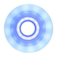 Zestaw 4 kółek Luminous 80mm/85A Duo White Blue LED