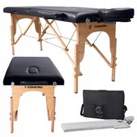 Fotel Kosmetyczny Łóżko Stół Leżanka Rzęs Regulacja Składane Drewniane