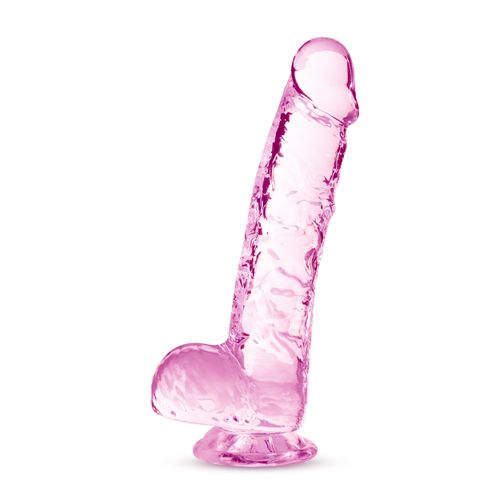 Naturally Yours  6" Crystalline Dildo  Rose na Arena.pl