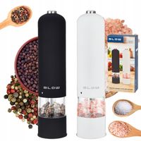 ELEKTRYCZNY MŁYNEK DO SOLI I PIEPRZU PRZYPRAW REGULACJA MIELENIA