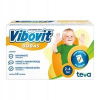 Vibovit Bobas, proszek o smaku waniliowym, 44 sasz.