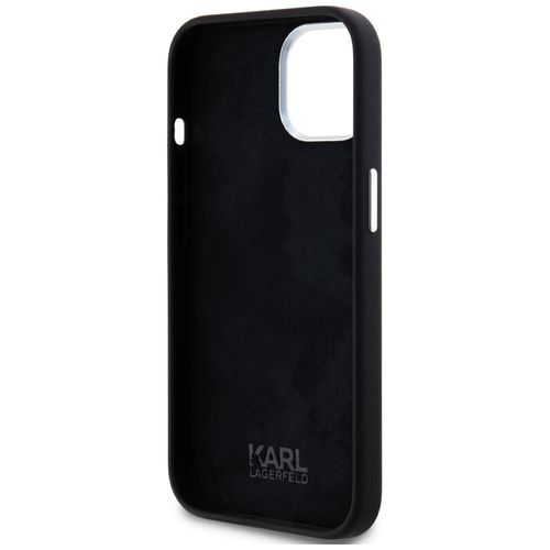etui karl lagerfeld silicone metal       script logo do iphone 15 czarny na Arena.pl