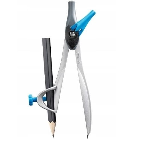 CYRKIEL Z OŁÓWKIEM W ETUI MAPED STUDY STOP zdjęcie 3