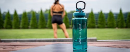 Zestaw Sportowch Butelek Na Wodę KiCA Eko Czarne na Arena.pl