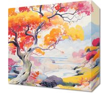 Obraz 30x30cm Roztańczony Krajobraz