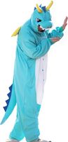 Męska Piżama Kigurumi Cosplay Smok Niebieski Rozmiar M 158 168 cm