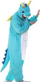 Męska Piżama Kigurumi Cosplay Smok Niebieski Rozmiar M 158 168 cm
