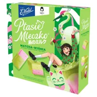 WEDEL PTASIE MLECZKO 340G MATCHA WIŚNIA