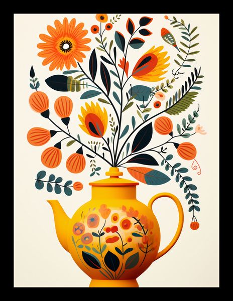 Plakat 15x20cm Bujna Herbata zdjęcie 2