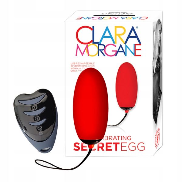 Jajeczko dopochwowe, 10 wibracji. Czerwone. zdjęcie 3