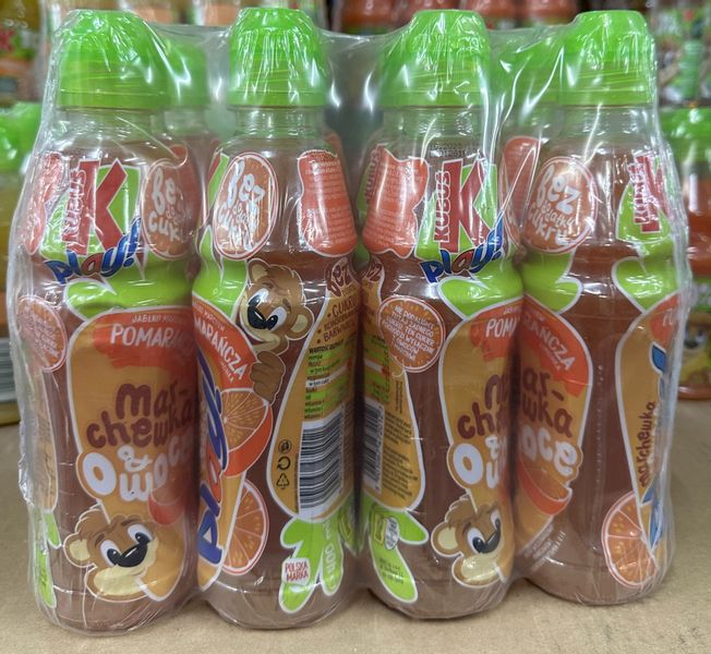 Kubuś Play pomarańcza-jabłko 400ml - karton zdjęcie 1