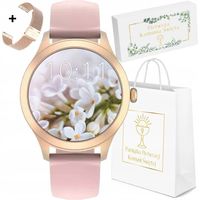 Zegarek SMARTWATCH PREZENT dla dziewczynki NA KOMUNIĘ wielofunkcyjny