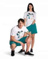 Koszulka T-Shirt sportowy unisex Arena Planet Water Medium White R.S