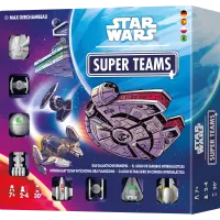 Pełna zabawy wyścigowa gra planszowa - Star Wars Super Teams Gwiezdne Wojny