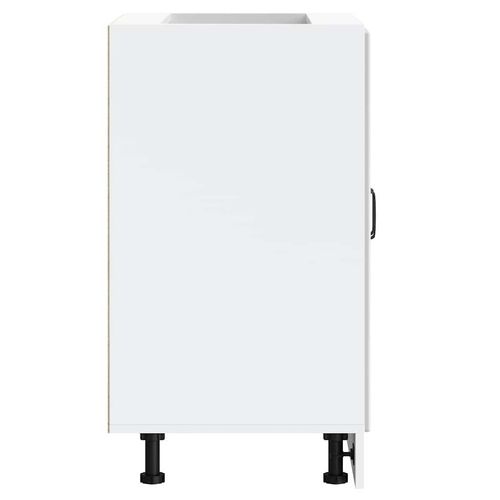 Szafka pod zlewozmywak Lucca Biały połysk Drewno klejone na Arena.pl