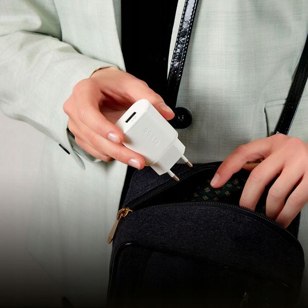 Ładowarka sieciowa USB-A 10W - biała zdjęcie 7