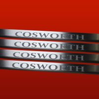 Listwa progowa MERCEDES C W201 190E COSWORTH Stal nierdzewna 304 mat 4szt