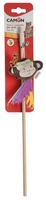 Camon Cat Toy Wędka drewniana z dzwonkiem i kocimiętką indian