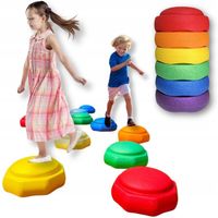 Ścieżka Sensoryczna Kamienie Balansujące Treningu Równowagi Rzeczne Ogrodu