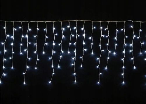 Kurtyna świąteczna 500LED 17,5m SOPLE BIAŁA ZIMNA + FLASH na Arena.pl
