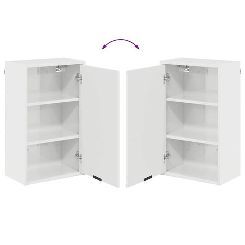 Zestaw mebli łazienkowych z półką 3 pcs Biały na wysoki połysk na Arena.pl