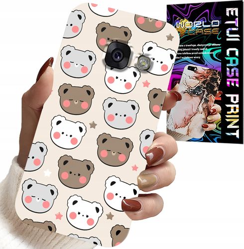 ETUI DO SAMSUNG A5 2017 - MIŚ MISIE WZORY DLA NAJMŁODSZYCH + SZKŁO na Arena.pl