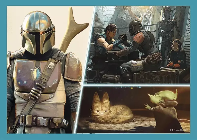 Puzzle 4W1. Star Wars Mandalorian zdjęcie 5