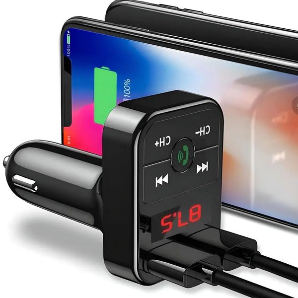 Transmiter samochodowy FM RETOO T-typed zdjęcie 12