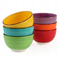 Zestaw miseczek salaterek miska ceramiczna VIVID AURA 14 cm
