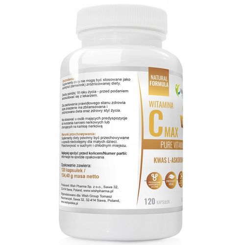 OKAZJA WITAMINA C 1000mg KWAS L-ASKORBINOWY 360szt na Arena.pl