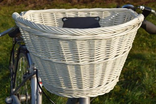 Kosz wiklinowy na rower koszyk ROWEROWY na click wiklina polski 3 kolory na Arena.pl